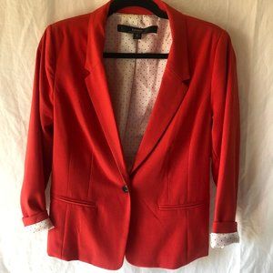 Kensie Red crepe Blazer